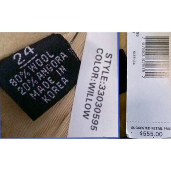 Women’s Wool Camel Coat - Ellen Tracy Plus sz 24 - Picture 6 of 8